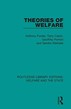 portada Theories of Welfare (Routledge Library Editions: Welfare and the State) (en Inglés)