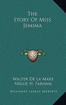 portada the story of miss jemima (en Inglés)