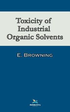 portada toxicity of industrial organic solvents (en Inglés)