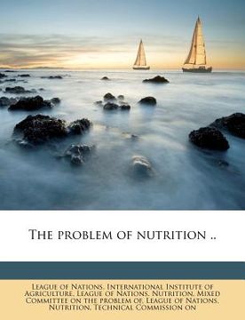 portada the problem of nutrition .. (in English)
