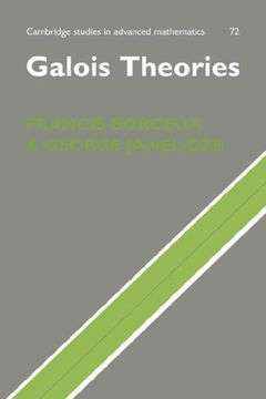 portada Galois Theories: 0 (Cambridge Studies in Advanced Mathematics) (en Inglés)