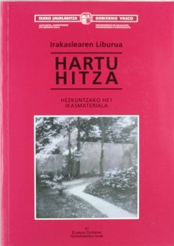 portada Hartu Hitza; Hezkuntako he 1 Ikasmateriala; Irakaslearen Liburu a (Incluye Cd-Rom) (en Euskera)