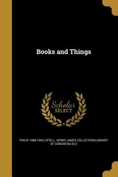 portada Books and Things (en Inglés)
