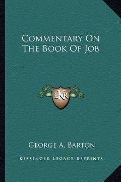 portada commentary on the book of job (en Inglés)