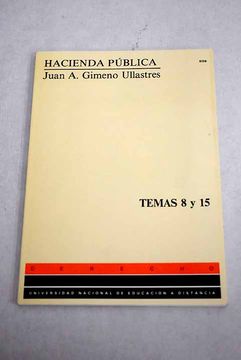 portada Hacienda Publica i (Temas 8 y 15)