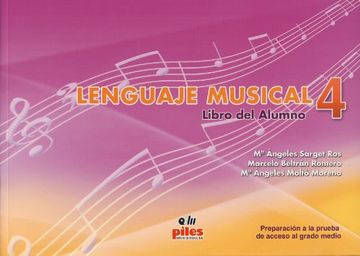 portada SARGET y BELTRAN y MOLTO - Lenguaje Musical Vol.4 (Acceso a Grado Medio) Libro del Alumno