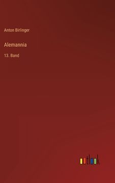 portada Alemannia: 13. Band (en Alemán)