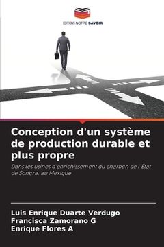 portada Conception d'un système de production durable et plus propre (en Francés)
