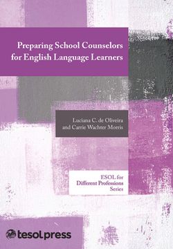 portada Preparing School Counselors for English Language Learners (en Inglés)