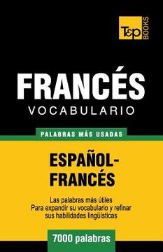 portada Vocabulario español-francés - 7000 palabras más usadas