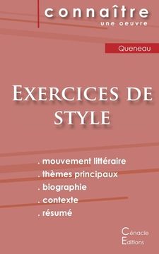 portada Fiche de lecture Exercices de style de Raymond Queneau (Analyse littéraire de référence et résumé complet) (en Francés)