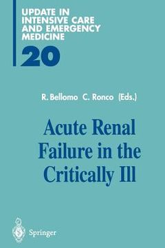 portada acute renal failure in the critically ill (en Inglés)