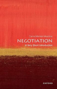 portada Negotiation: A Very Short Introduction (Very Short Introductions) (in English)