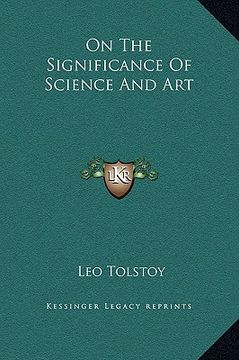 portada on the significance of science and art