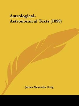 portada astrological-astronomical texts (1899) (en Inglés)