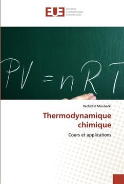 portada Thermodynamique chimique (en Francés)