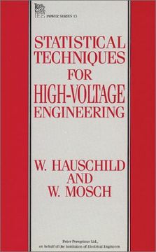 portada Statistical Techniques for High-Voltage Engineering (Energy Engineering) (en Inglés)