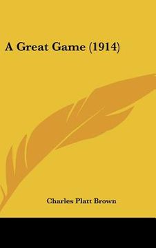 portada a great game (1914)