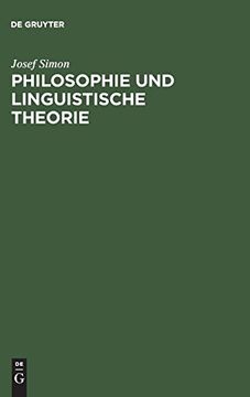 portada Philosophie und Linguistische Theorie (in German)