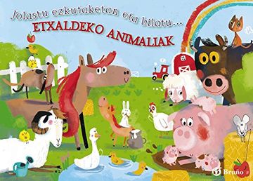 portada Jolastu ezkutaketan eta bilatu. etxaldeko animaliak (in Basque)