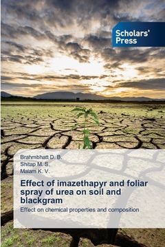 portada Effect of imazethapyr and foliar spray of urea on soil and blackgram (en Inglés)