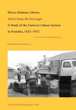 portada Voices from the Kavango: A Study of the Contract Labour System in Namibia, 1925-1972 (en Inglés)