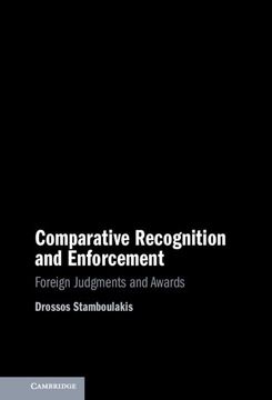 portada Comparative Recognition and Enforcement: Foreign Judgments and Awards (en Inglés)
