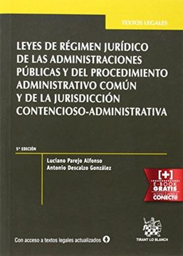 portada Leyes de Régimen Jurídico de las AAPP y del Procedimiento Administrativo común y de la jurisdicción contencioso-administrativa 5 (Textos Legales)