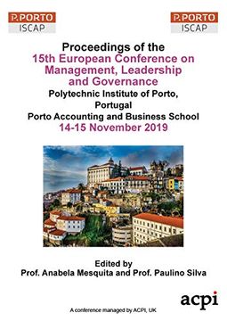 portada ECMLG19 - Proceedings of the 15th European Conference on Management, Leadership and Governance
