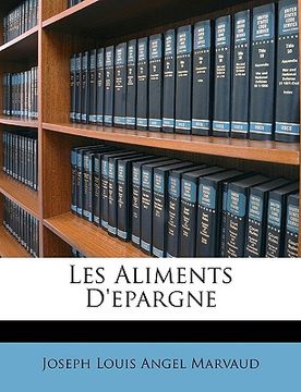 portada Les Aliments D'epargne (in French)