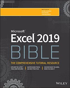portada Excel 2019 Bible (en Inglés)