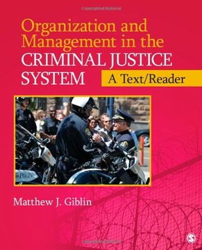 portada Organization and Management in the Criminal Justice System: A Text/Reader (en Inglés)
