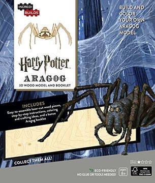 portada Incredibuilds: Harry Potter: Aragog 3d Wood Model and Booklet (in English)