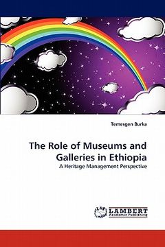 portada the role of museums and galleries in ethiopia (en Inglés)