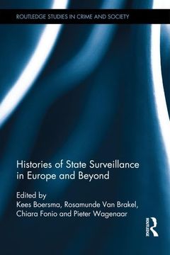 portada Histories of State Surveillance in Europe and Beyond (Routledge Studies in Crime and Society) (in English)