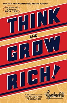 portada Think and Grow Rich: The Original, an Official Publication of the Napoleon Hill Foundation (en Inglés)