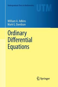 portada Ordinary Differential Equations (Undergraduate Texts in Mathematics) 