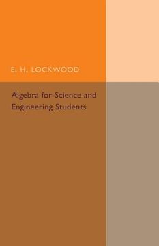portada Algebra for Science and Engineering Students (en Inglés)