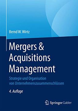 portada Mergers & Acquisitions Management: Strategie und Organisation von Unternehmenszusammenschlüssen (en Alemán)