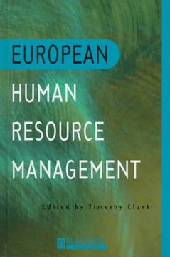 portada european human resource management: an introduction to comparative theory and practice (en Inglés)