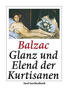 portada Glanz und Elend der Kurtisanen: Roman (Insel Taschenbuch) (en Alemán)