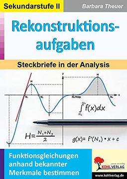 portada Rekonstruktionsaufgaben: Funktionsgleichungen Anhand Bekannter Merkmale Bestimmen (en Alemán)