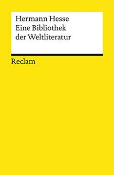 portada Eine Bibliothek der Weltliteratur (in German)