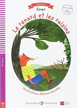 portada Young eli Readers - Fables: Le Renard et les Raisins + Video Multi-Rom vhs (en Francés)