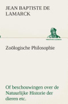 portada Zoölogische Philosophie of Beschouwingen Over de Natuurlijke Historie der Dieren Etc. 