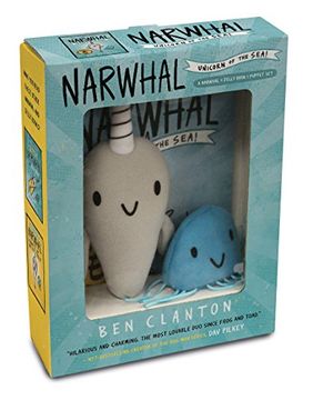 portada Narwhal and Jelly Book 1 and Puppet Set: Unicorn of the Sea! 