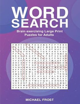 portada Word Search: Brain Exercising Large Print Puzzles For Adults