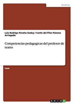 portada Competencias Pedagogicas del Profesor de Teatro (in Spanish)