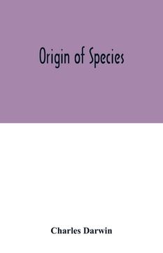 portada Origin of species (en Inglés)