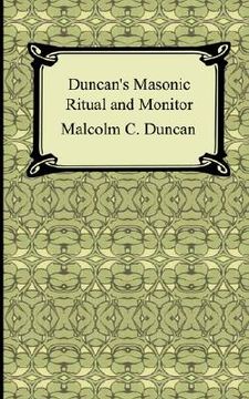 portada duncan's masonic ritual and monitor (in English)